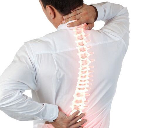 osteochondroza kręgosłupa u mężczyzny